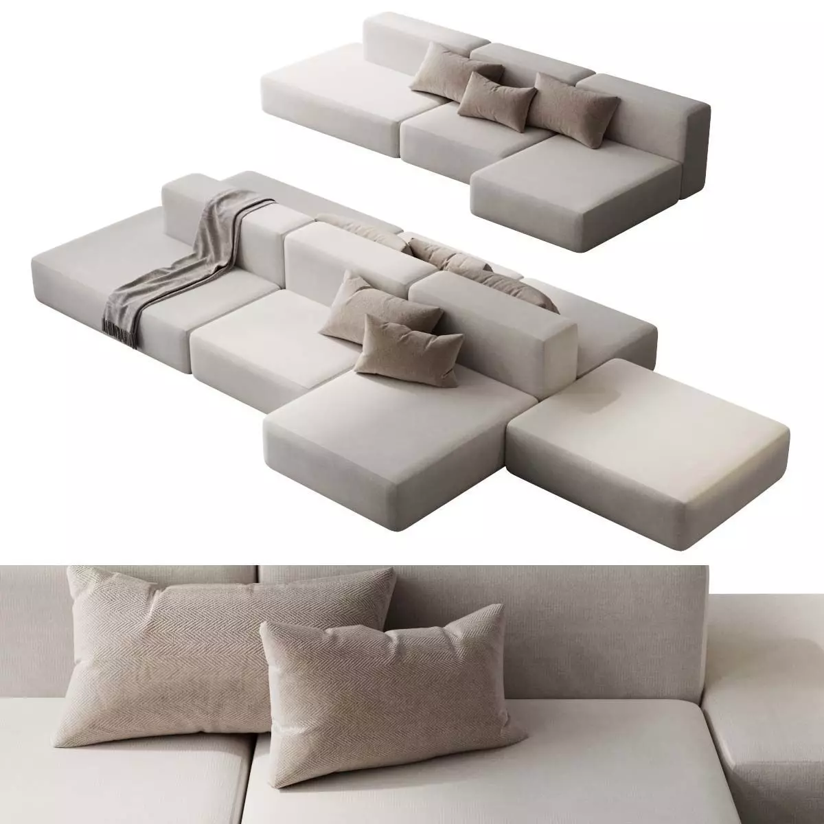 Mags Soft 2 Modular sofa 3D model