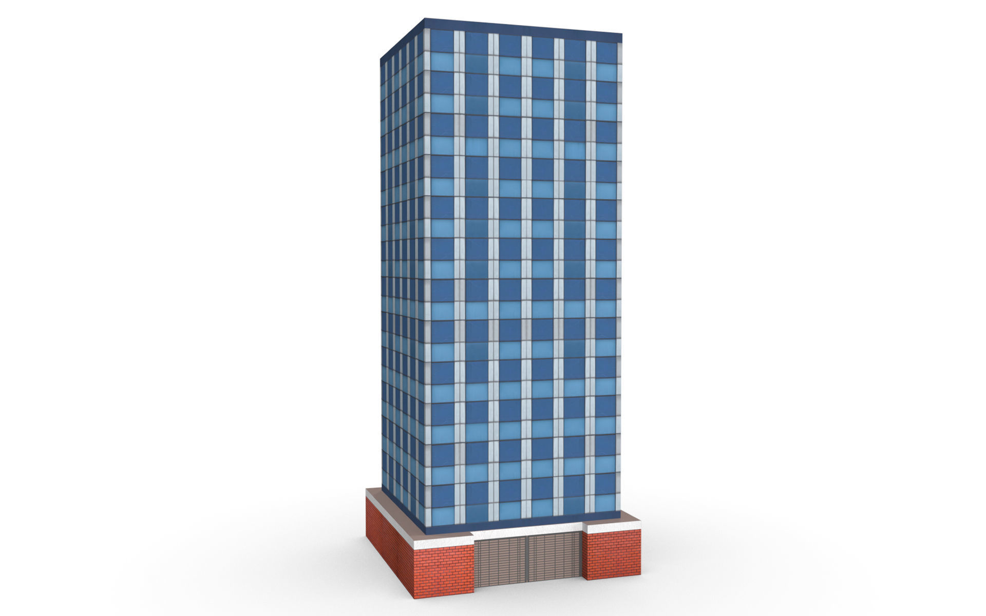 Building  Low-poly 3D model_11