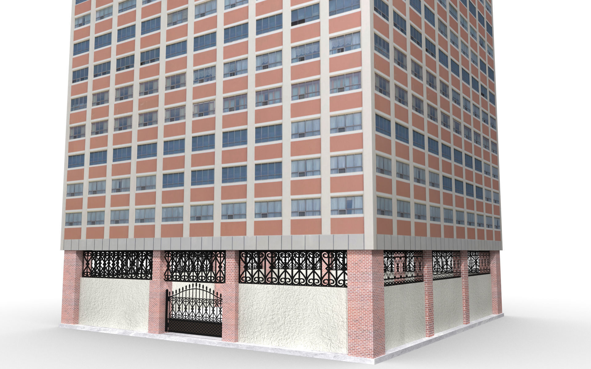 Building  Low-poly 3D model_8