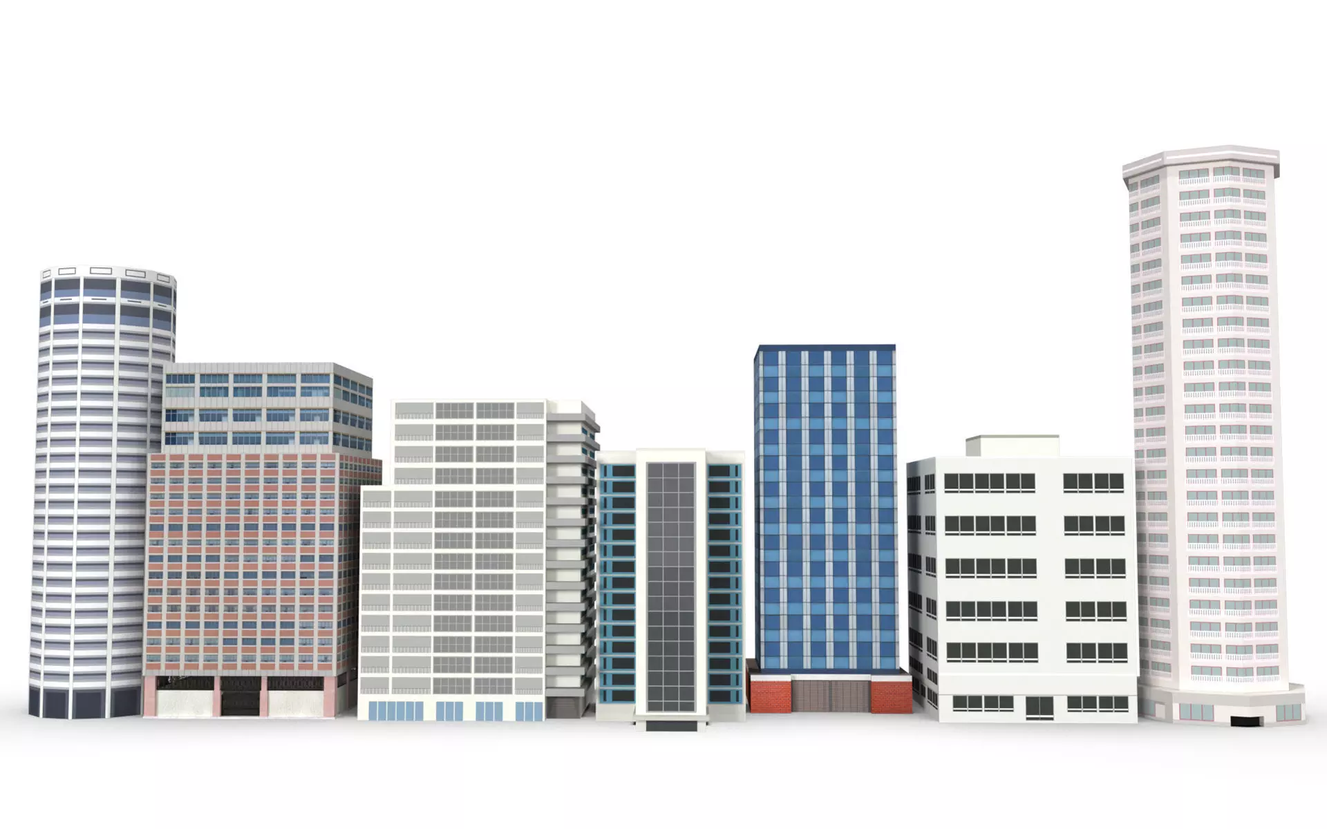 Building  Low-poly 3D model_0