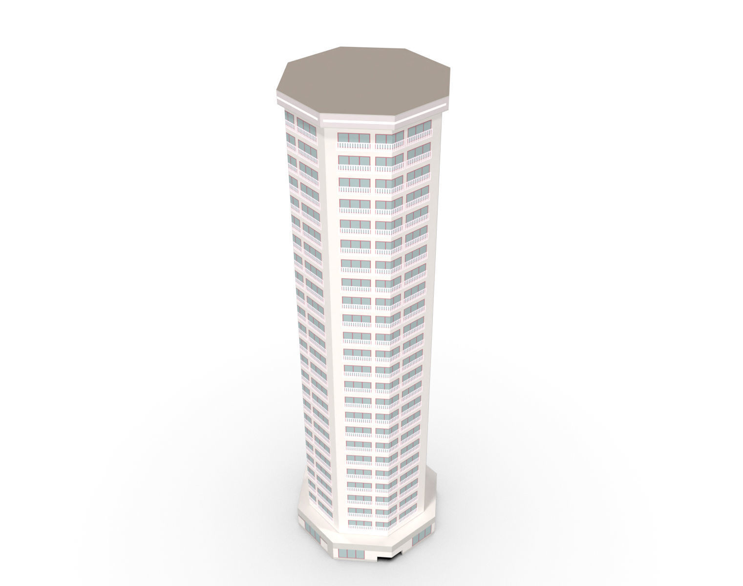 Building  Low-poly 3D model_13