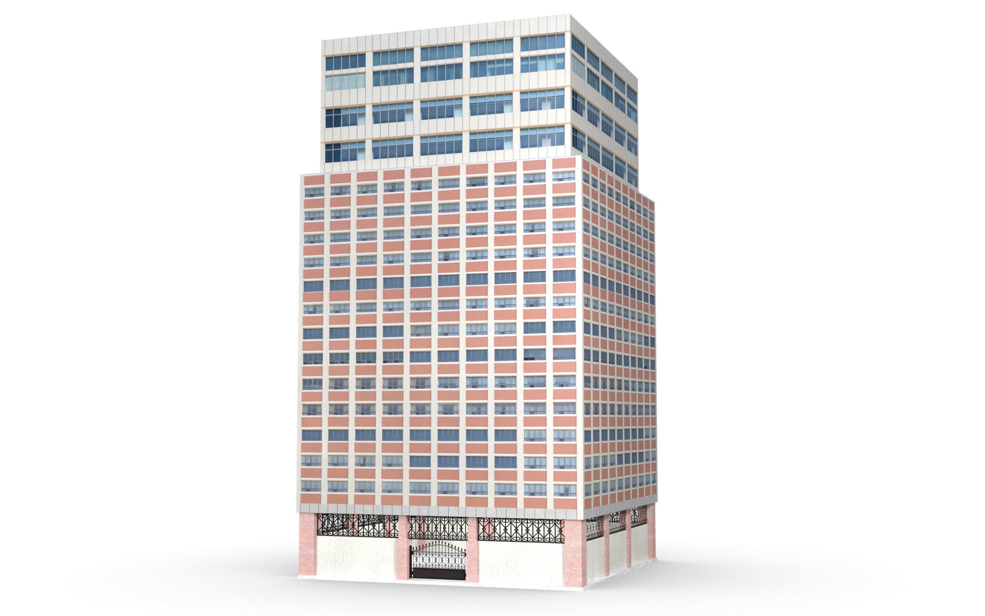 Building  Low-poly 3D model_7