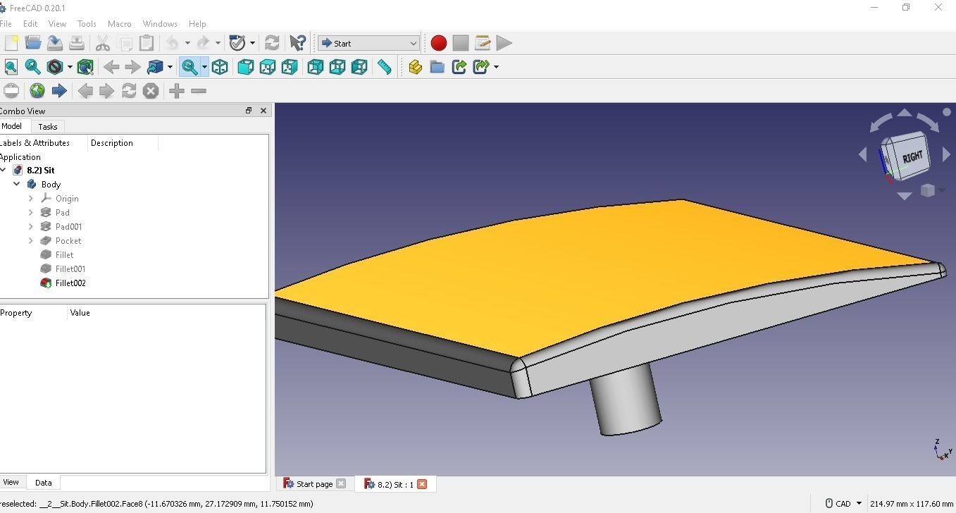 Exercise bike 3D model_3
