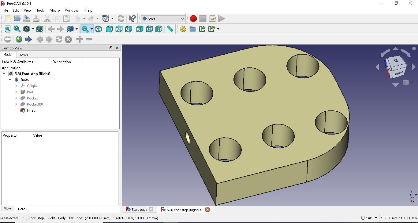 Exercise bike 3D model_2