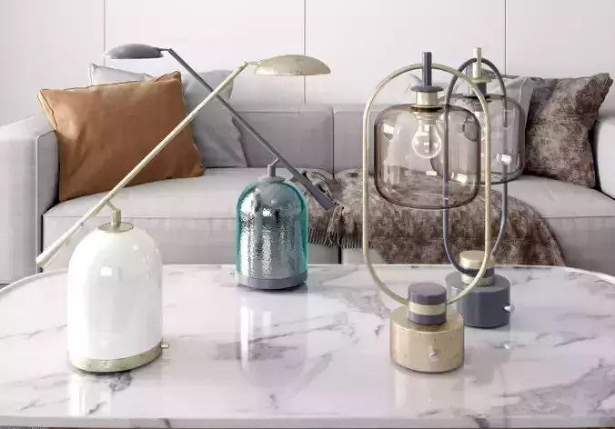 style lamp New desk metal