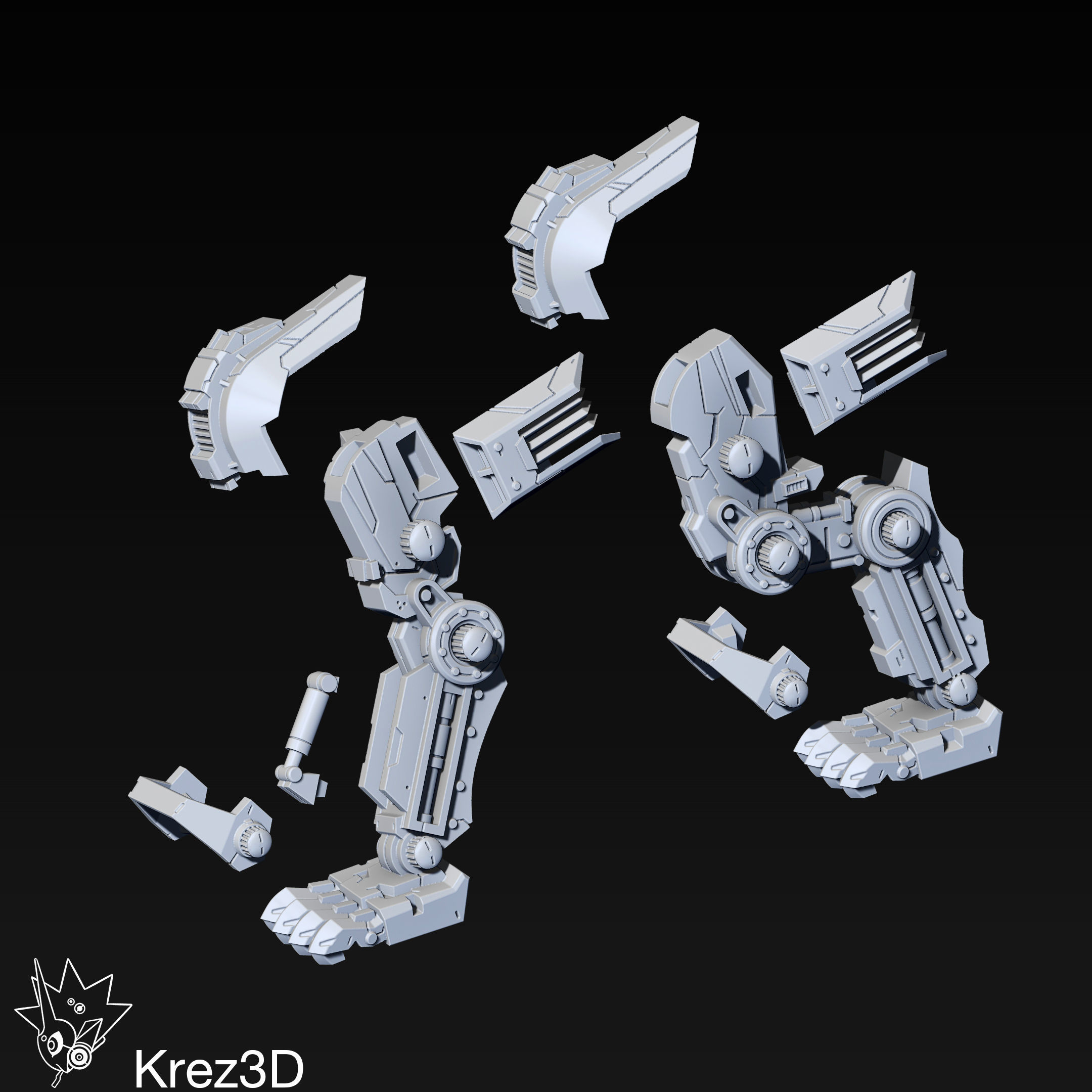 Blade Liger 3D print model_5