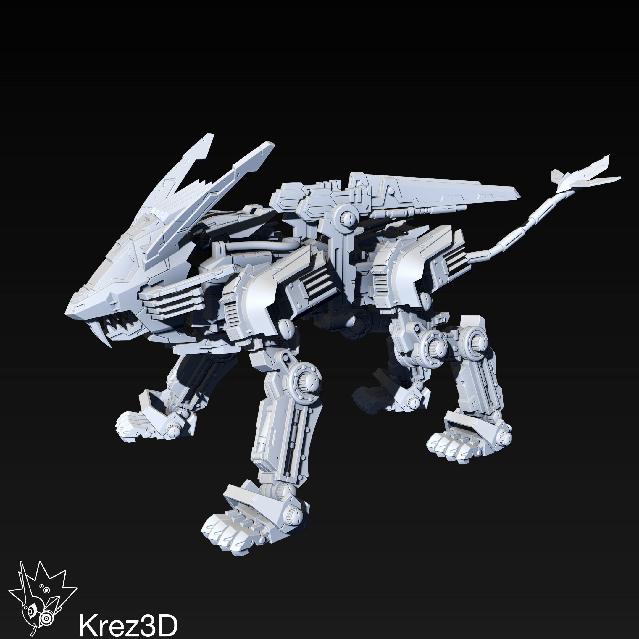 Blade Liger 3D Model 3D Printable CGTrader blade-liger-3d-model-3d-printable-cgtrader