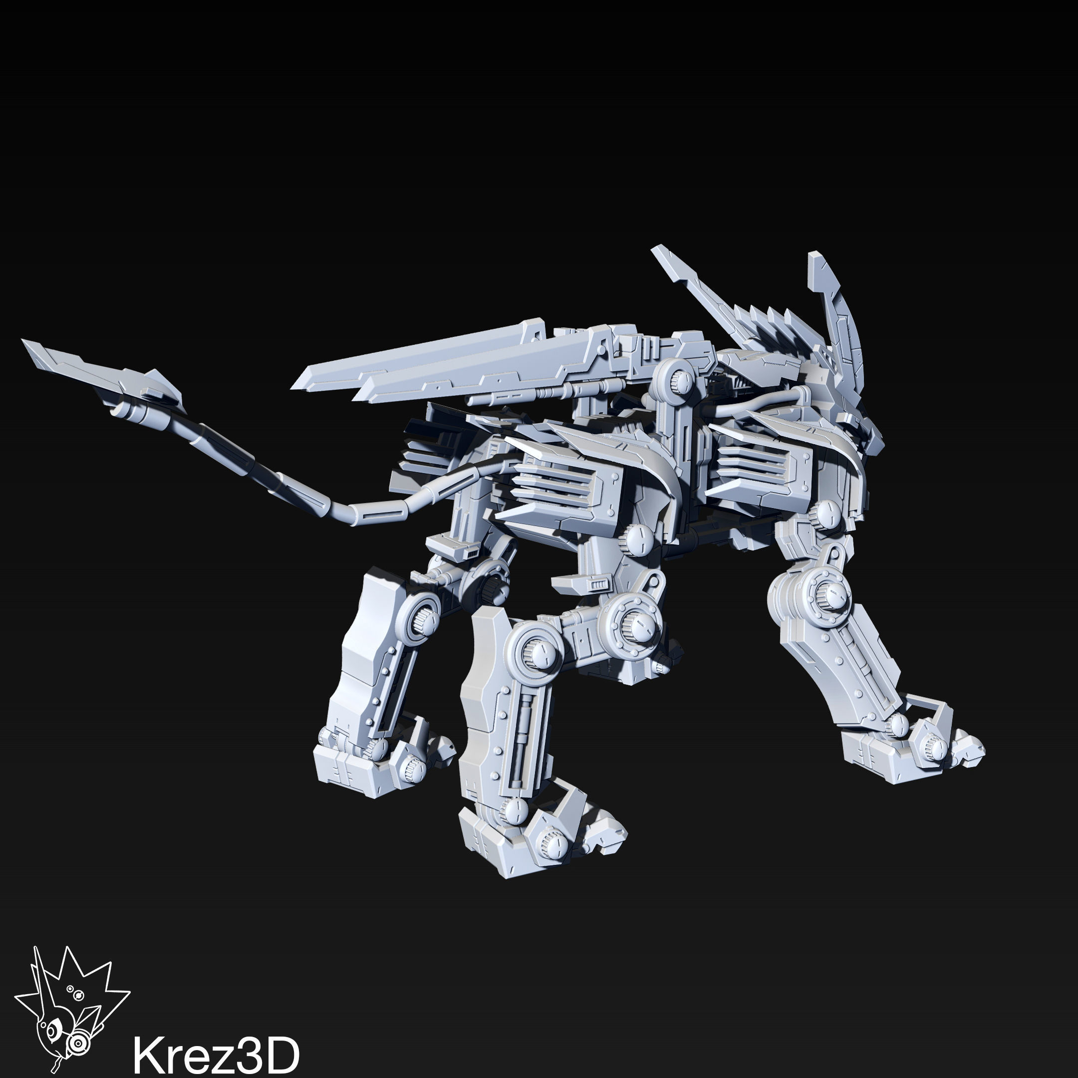 Blade Liger 3D print model_1