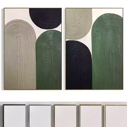 Plaster Two Photo Frame 368