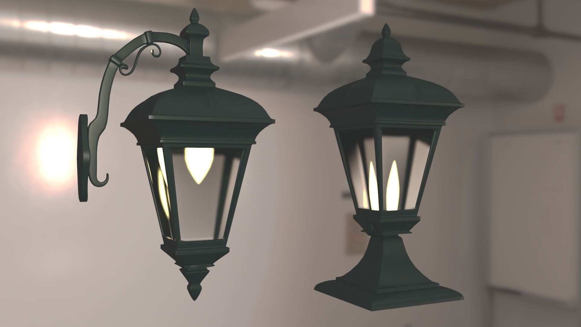 WallLight 3D model_2