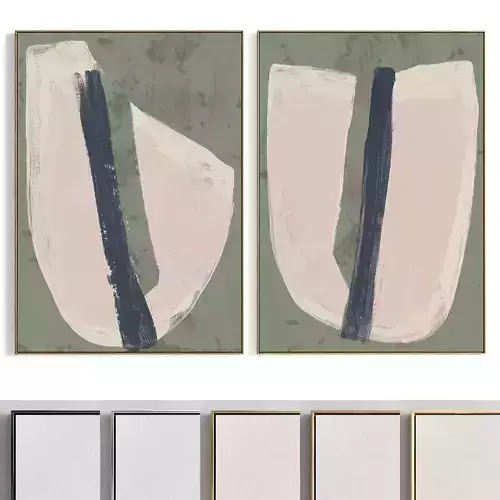 Plaster Two Photo Frame 371