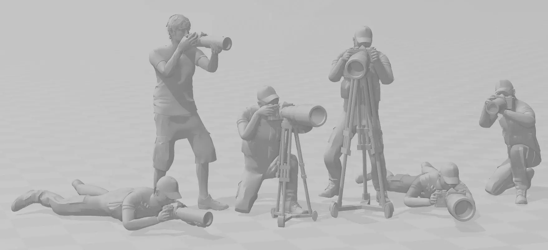 PHOTOGRAPHER TEAM SLOT CAR SCALE 1 32 3D model_0