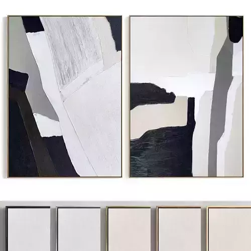 Plaster Two Photo Frame 372