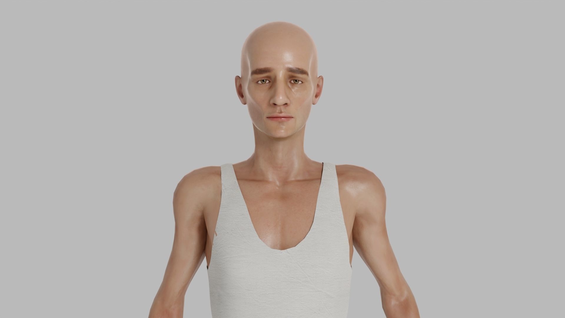 Man Character With Mixamo Rig 3D model animated rigged | CGTrader
