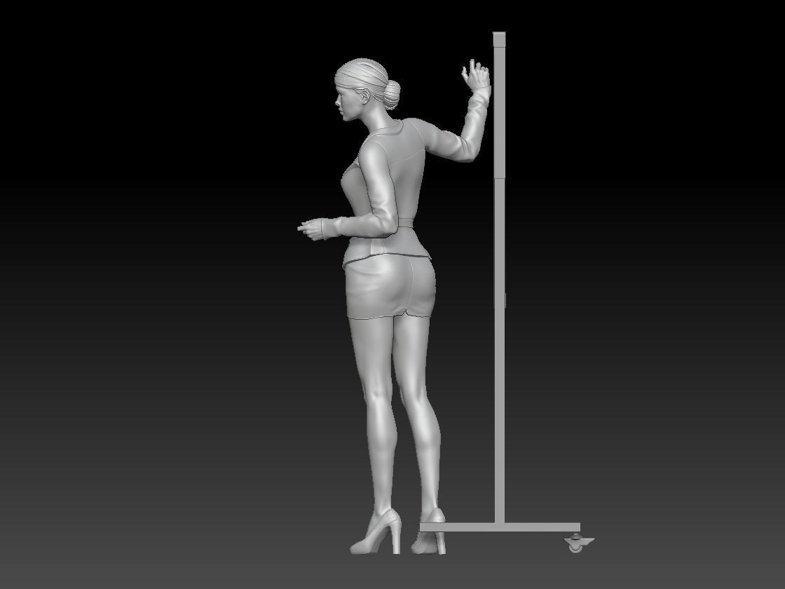 TEACHER GIRL 1 3D print model_2