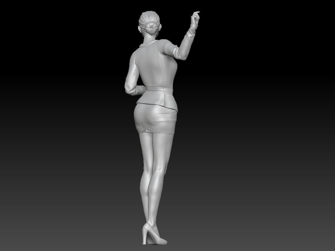 TEACHER GIRL 1 3D print model_4
