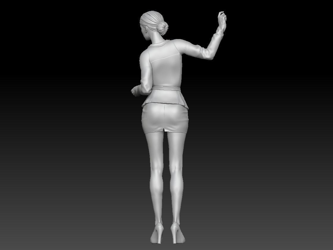 TEACHER GIRL 1 3D print model_3