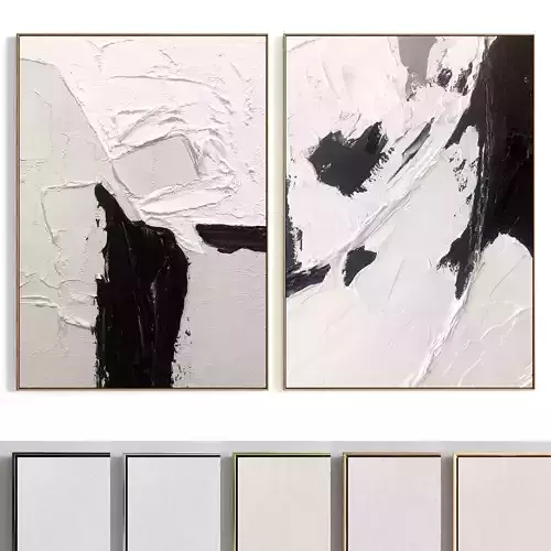 Plaster Two Photo Frame 373