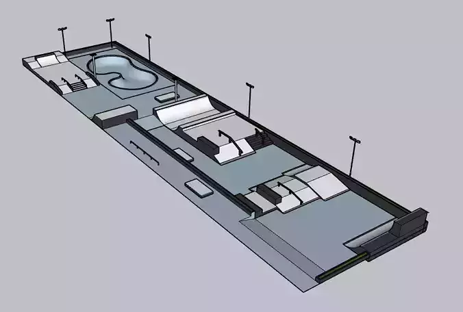 Skatepark 3D model