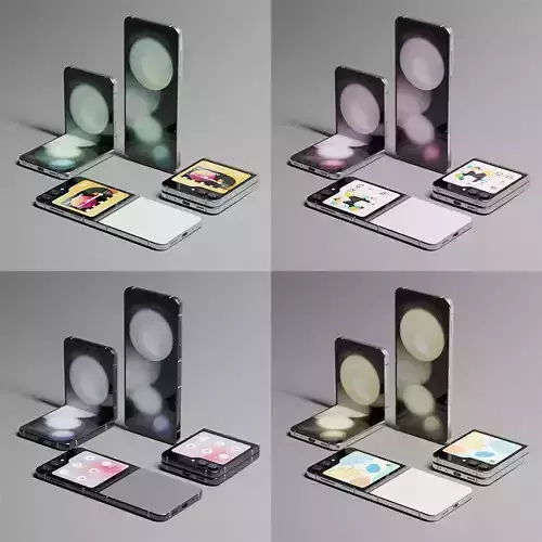 Samsung Galaxy Z Flip 5 All Colection 3D model
