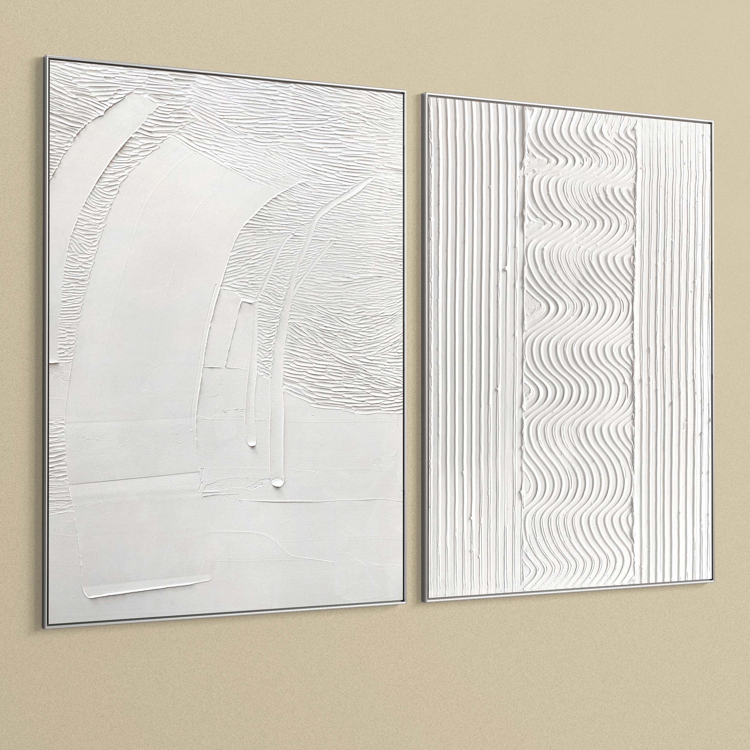 Plaster Two Photo Frame 375 Low-poly 3D model_8