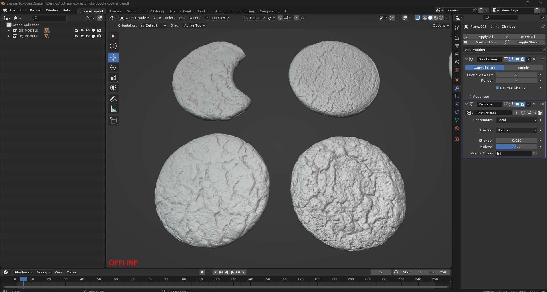 cookies  3D model_19
