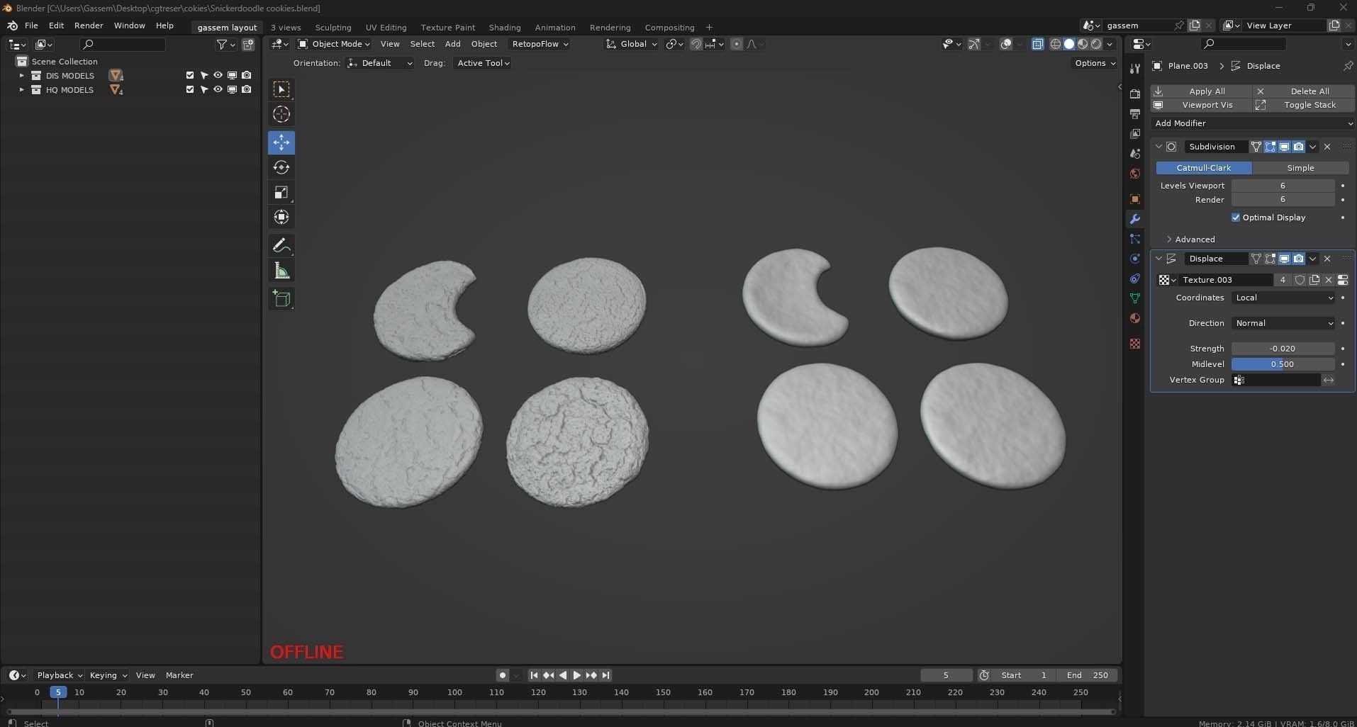 cookies  3D model_21
