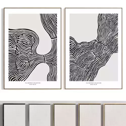 Plaster Two Photo Frame 377