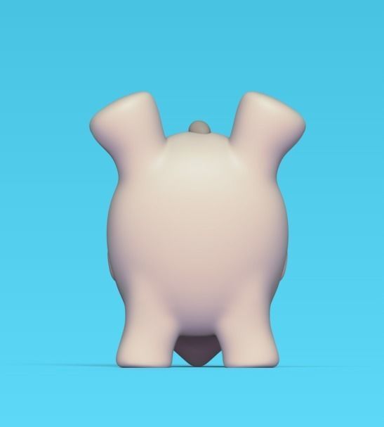 Upside Down Elephant 3D print model_3