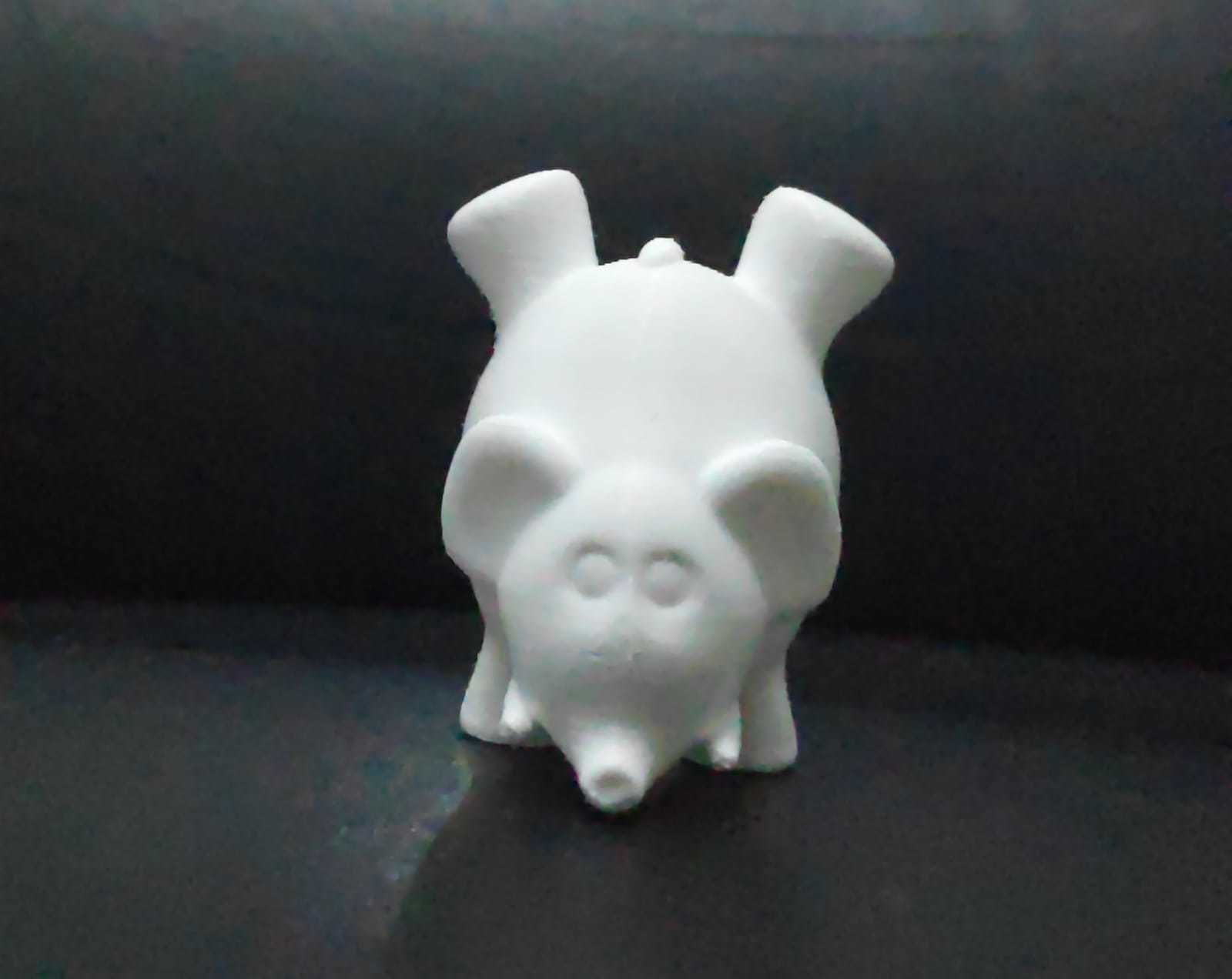 Upside Down Elephant 3D print model_4