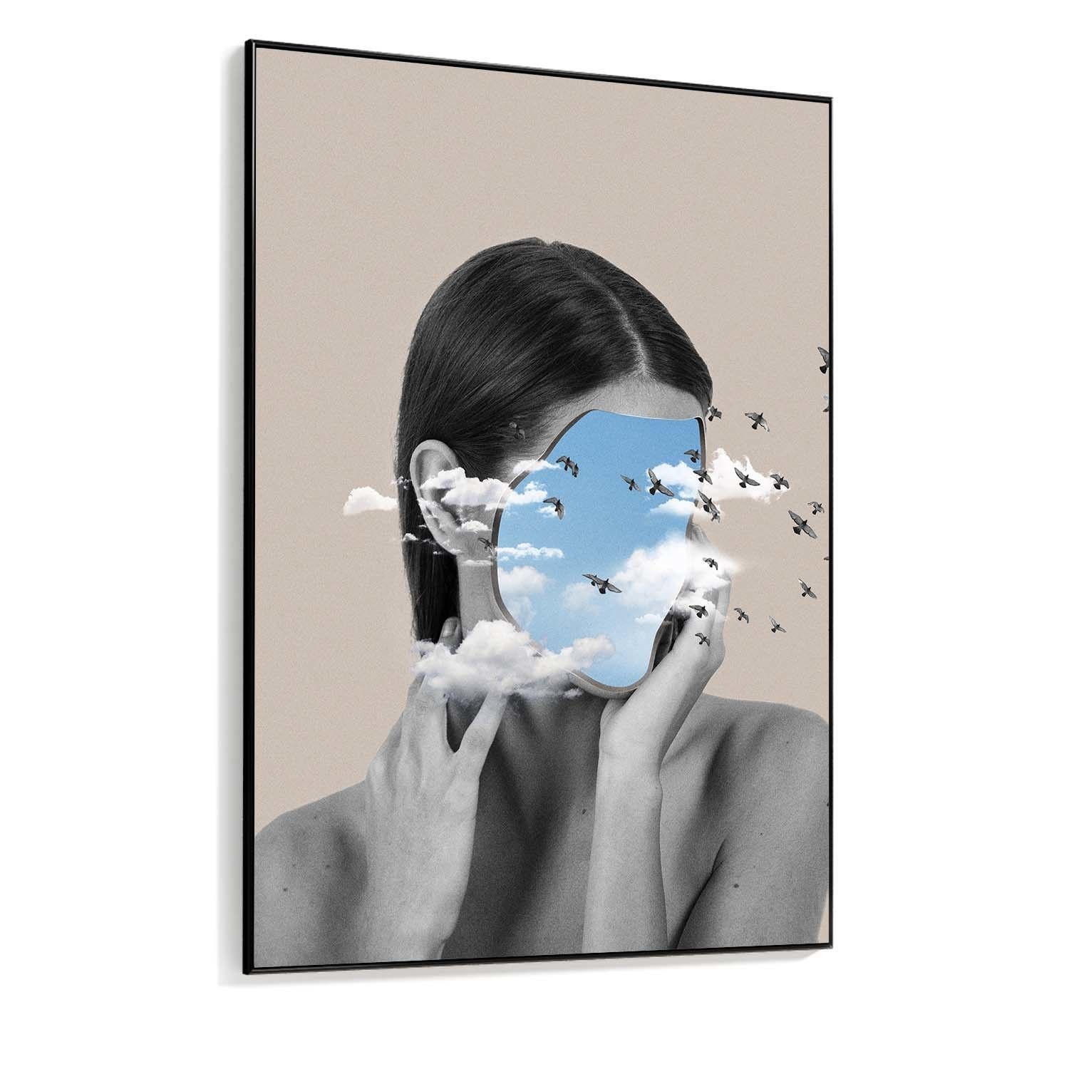 Plaster Two Photo Frame 379 Low-poly 3D model_3