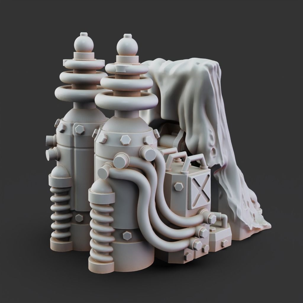 The Slab - 3D Printable TTRPG - PRESUPPORTED - 32mm Scale 3D model 3D ...