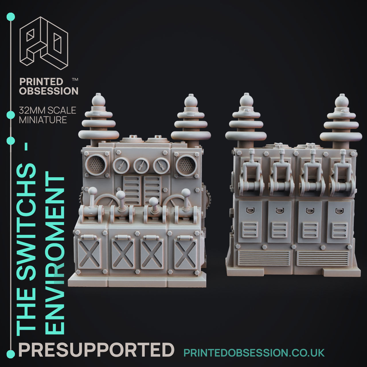Switchboard - 3D Printable TTRPG - PRESUPPORTED - 32mm Scale 3D print model_9