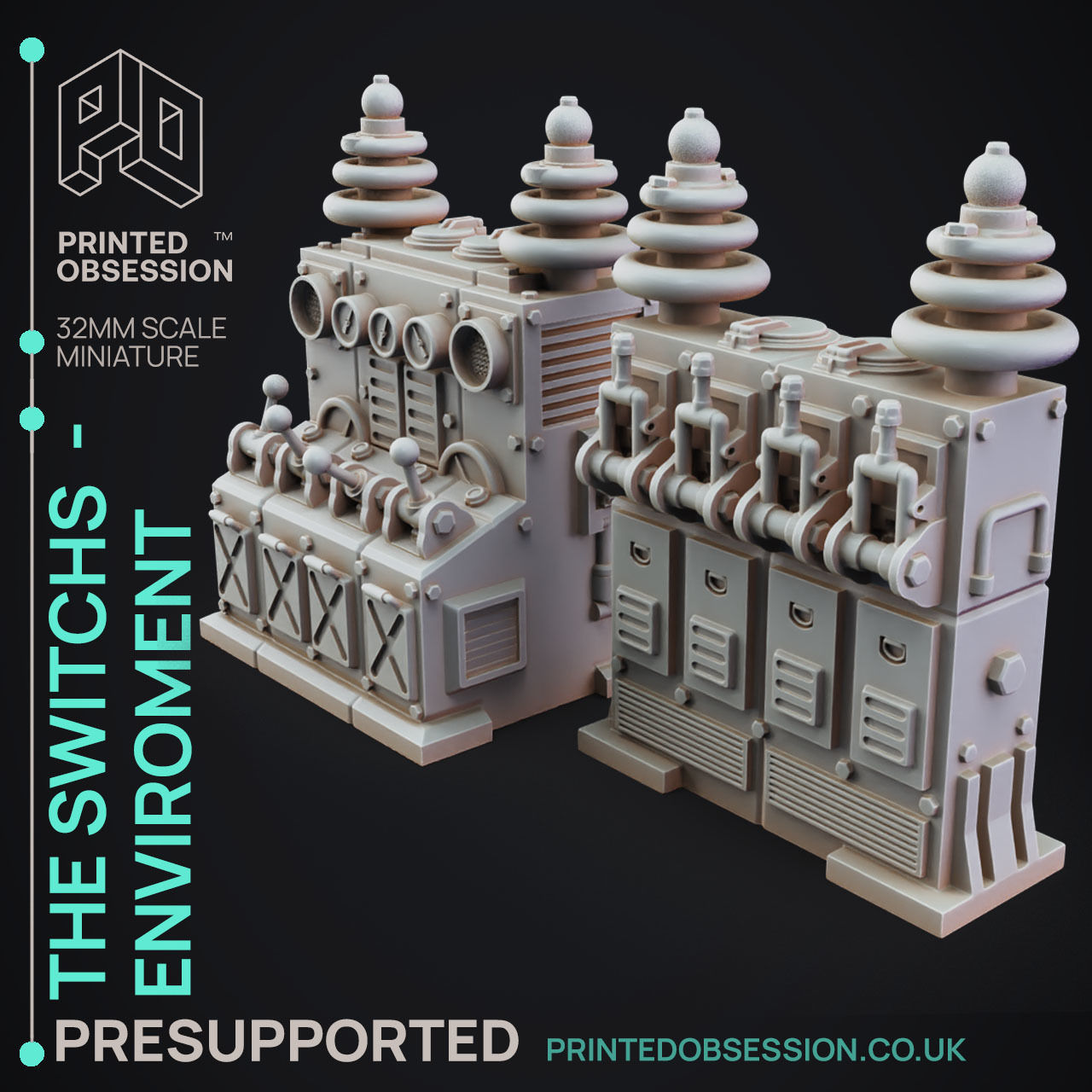Switchboard - 3D Printable TTRPG - PRESUPPORTED - 32mm Scale 3D print model_1