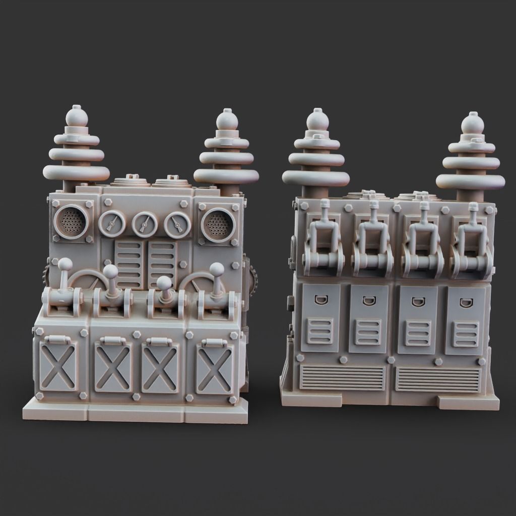 Switchboard - 3D Printable TTRPG - PRESUPPORTED - 32mm Scale 3D print model_8