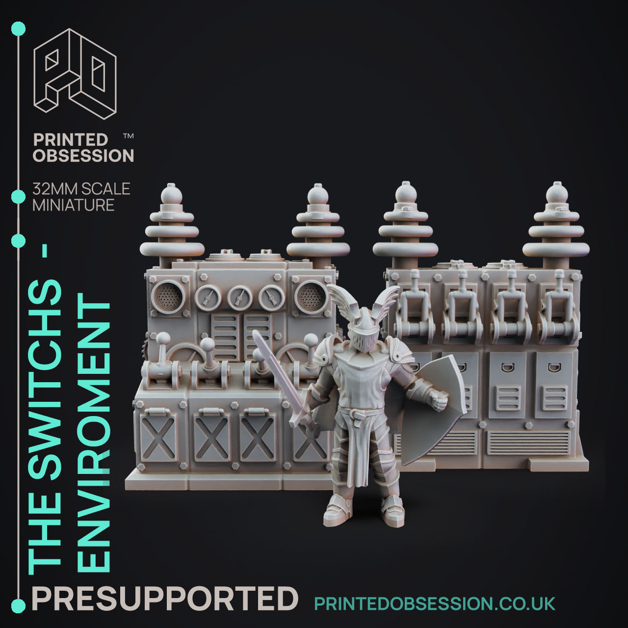 Switchboard - 3D Printable TTRPG - PRESUPPORTED - 32mm Scale 3D print model_10