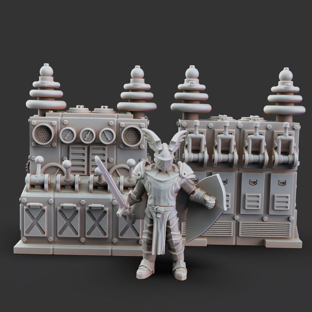 Switchboard - 3D Printable TTRPG - PRESUPPORTED - 32mm Scale 3D print model_4