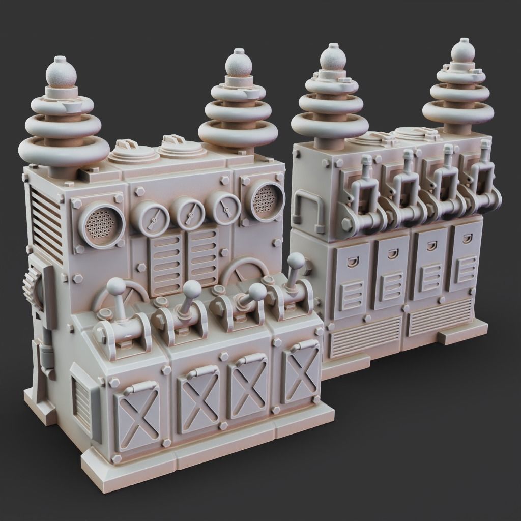 Switchboard - 3D Printable TTRPG - PRESUPPORTED - 32mm Scale 3D print model_7