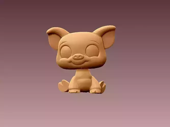 pig toy 3D print model