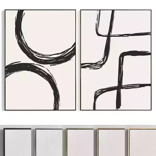 Plaster Two Photo Frame 380