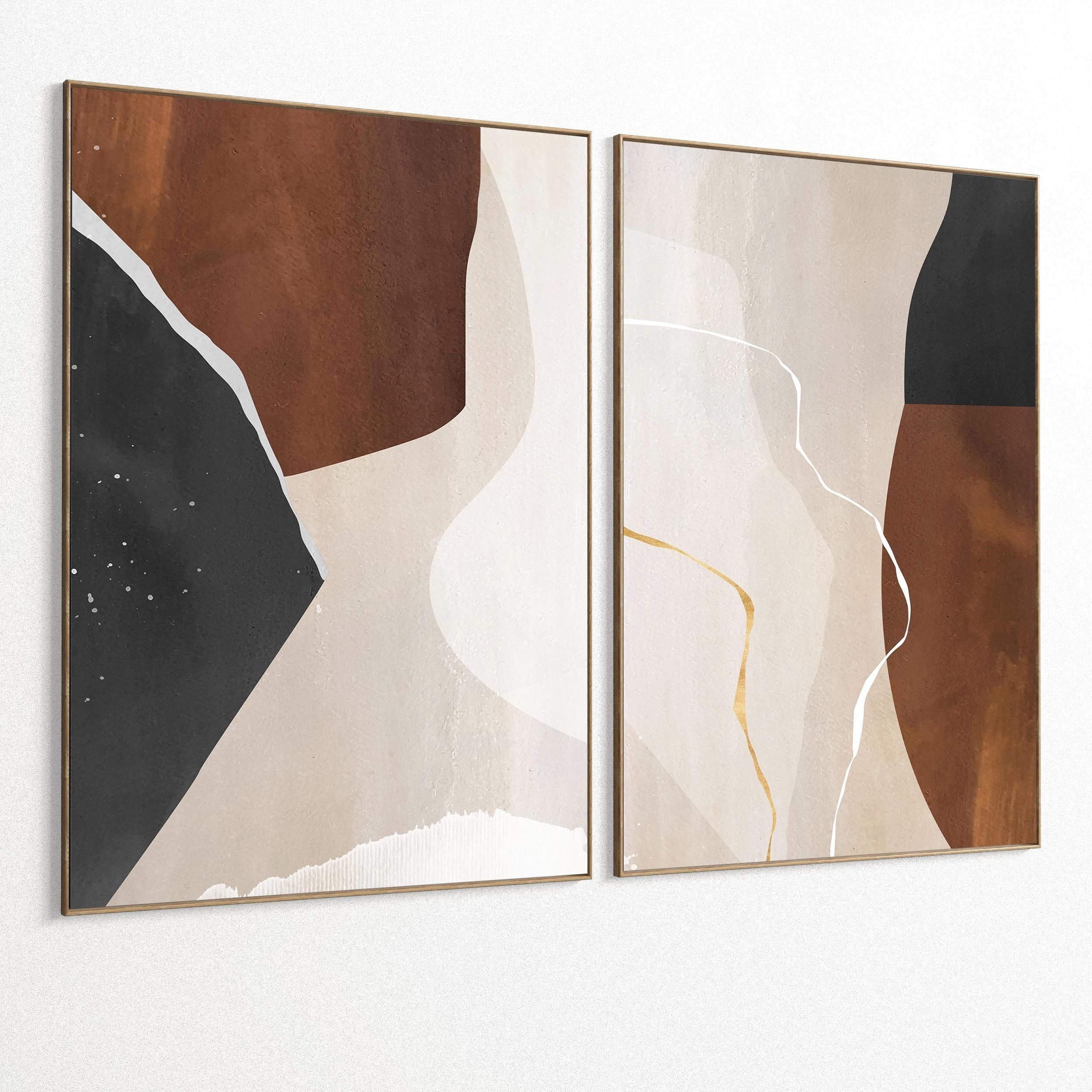 Plaster Two Photo Frame 381 Low-poly 3D model_1