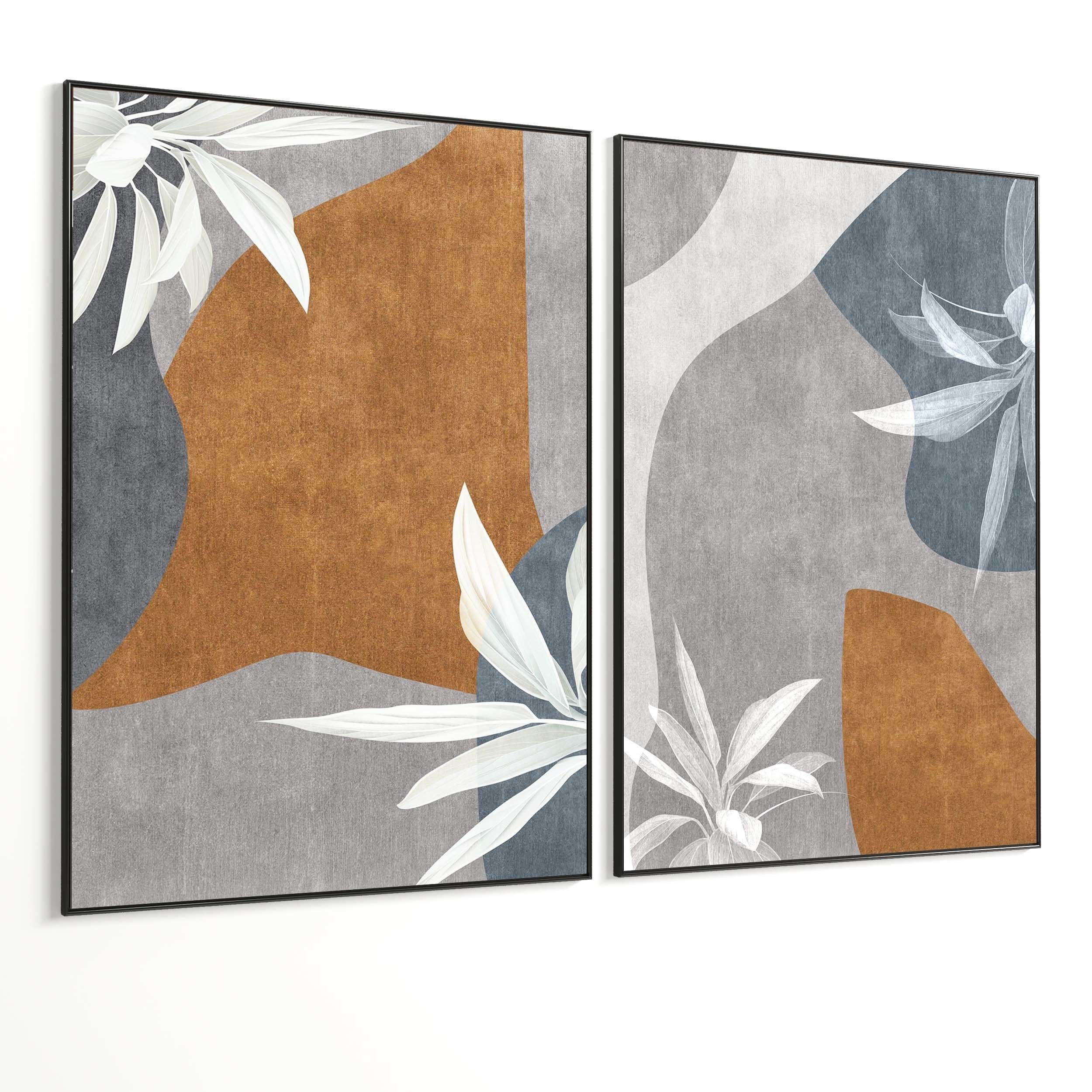 Plaster Two Photo Frame 382 Low-poly 3D model_5