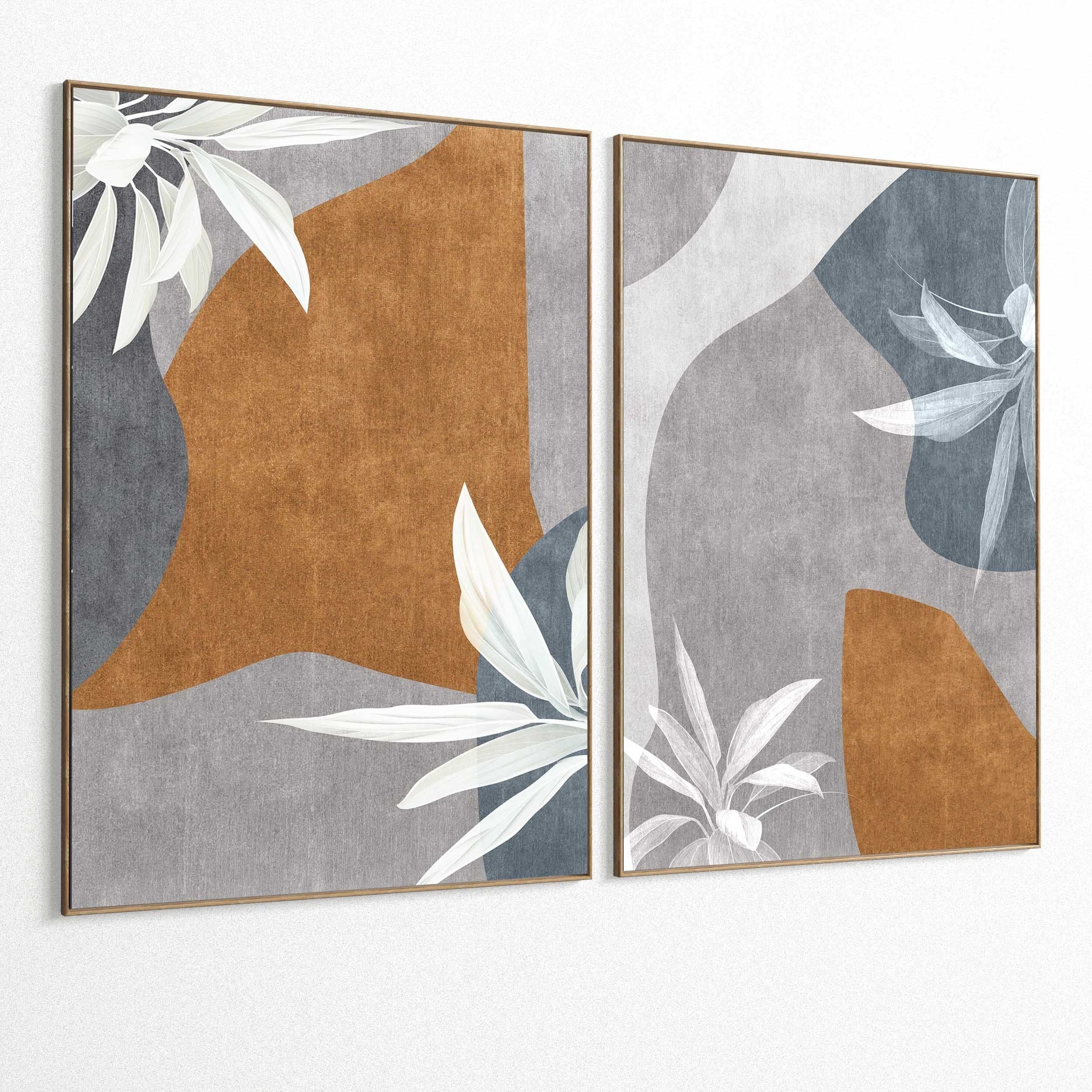 Plaster Two Photo Frame 382 Low-poly 3D model_1