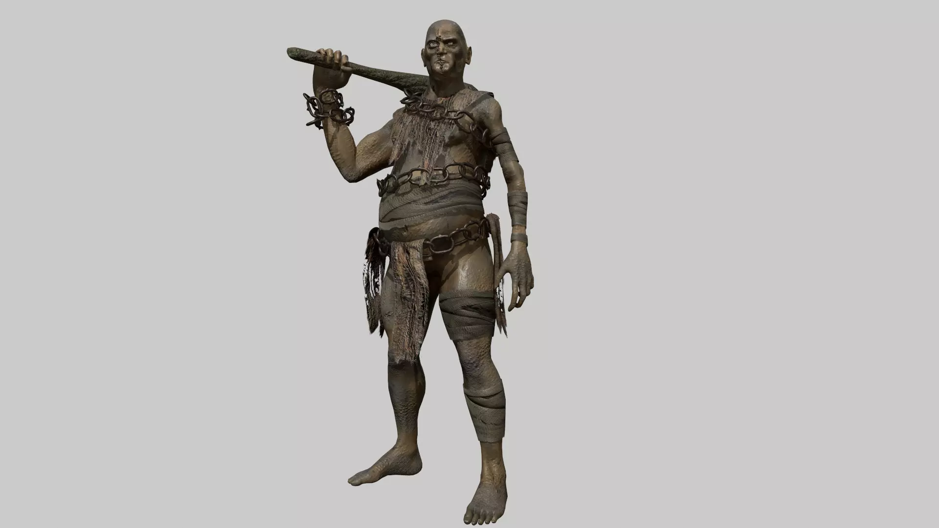 Ogre Creature Low-poly 3D model