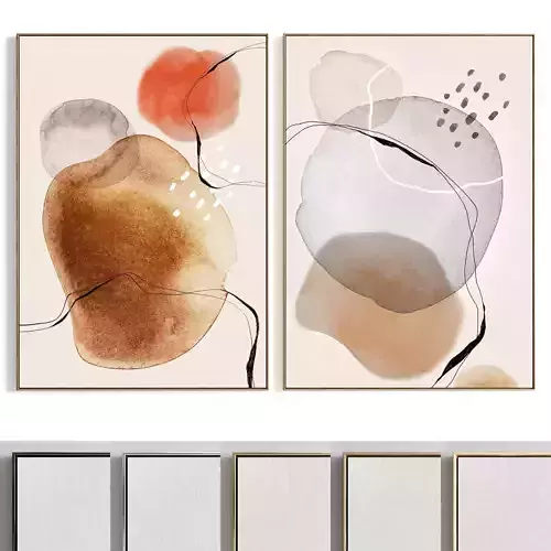 Plaster Two Photo Frame 385