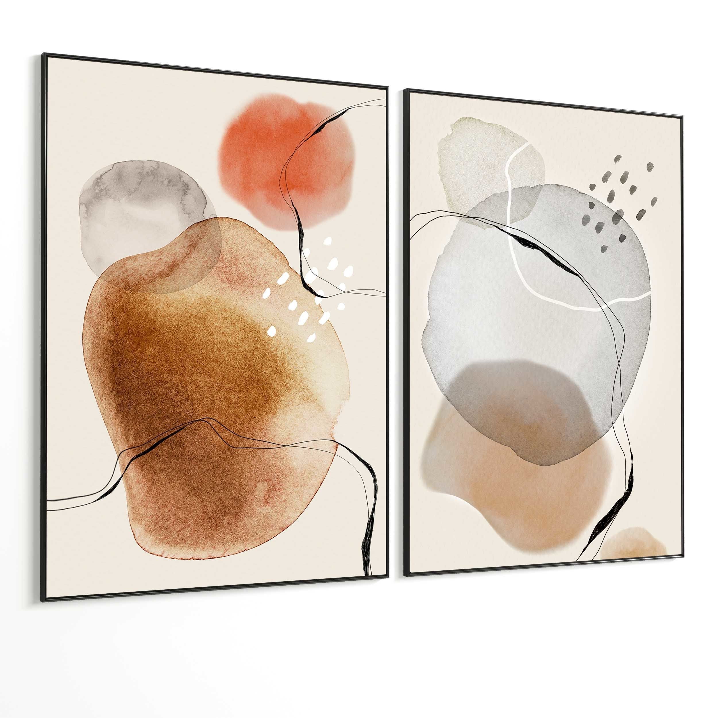 Plaster Two Photo Frame 385 Low-poly 3D model_5