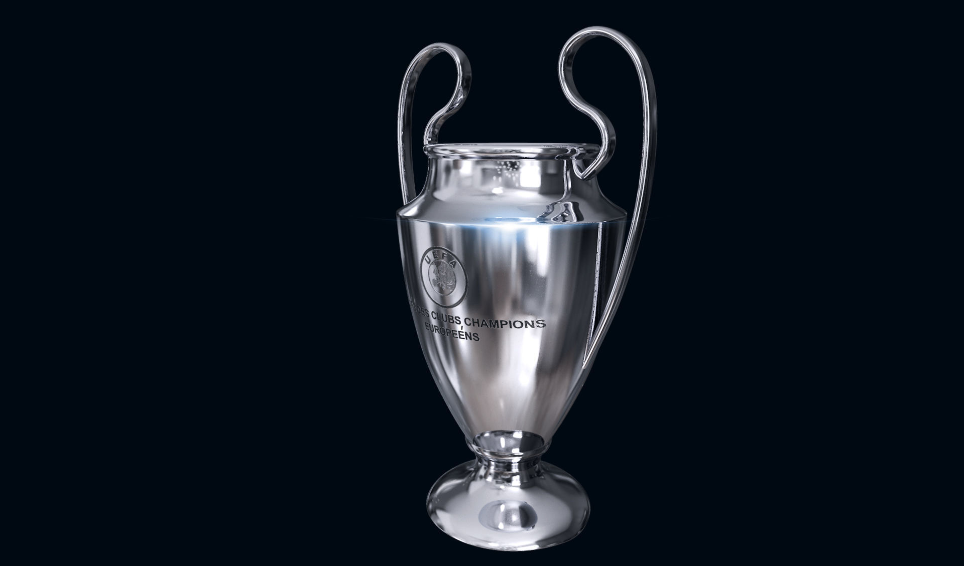 UEFA Champions League Trophy 3D model_3