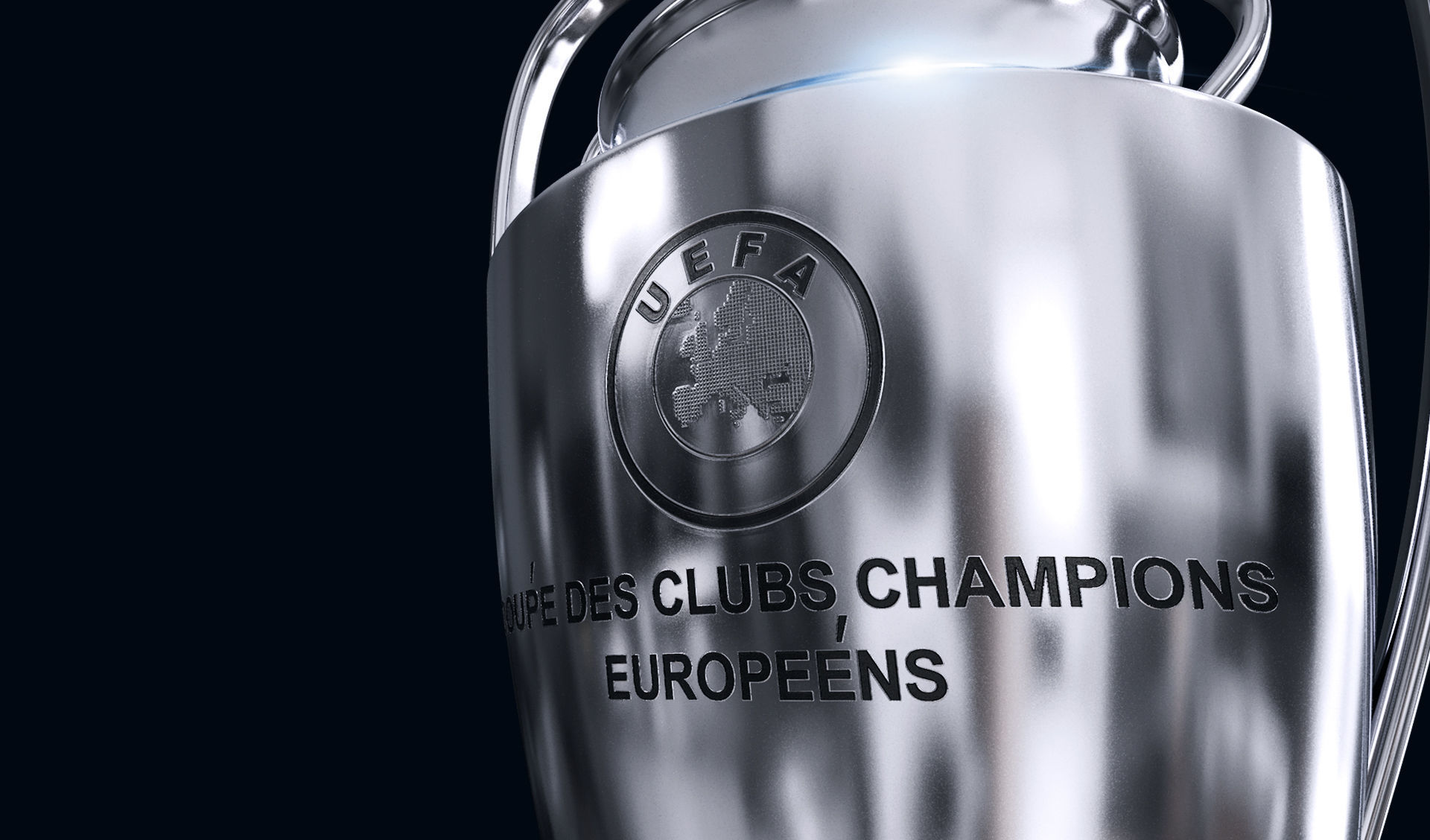 UEFA Champions League Trophy 3D model_5
