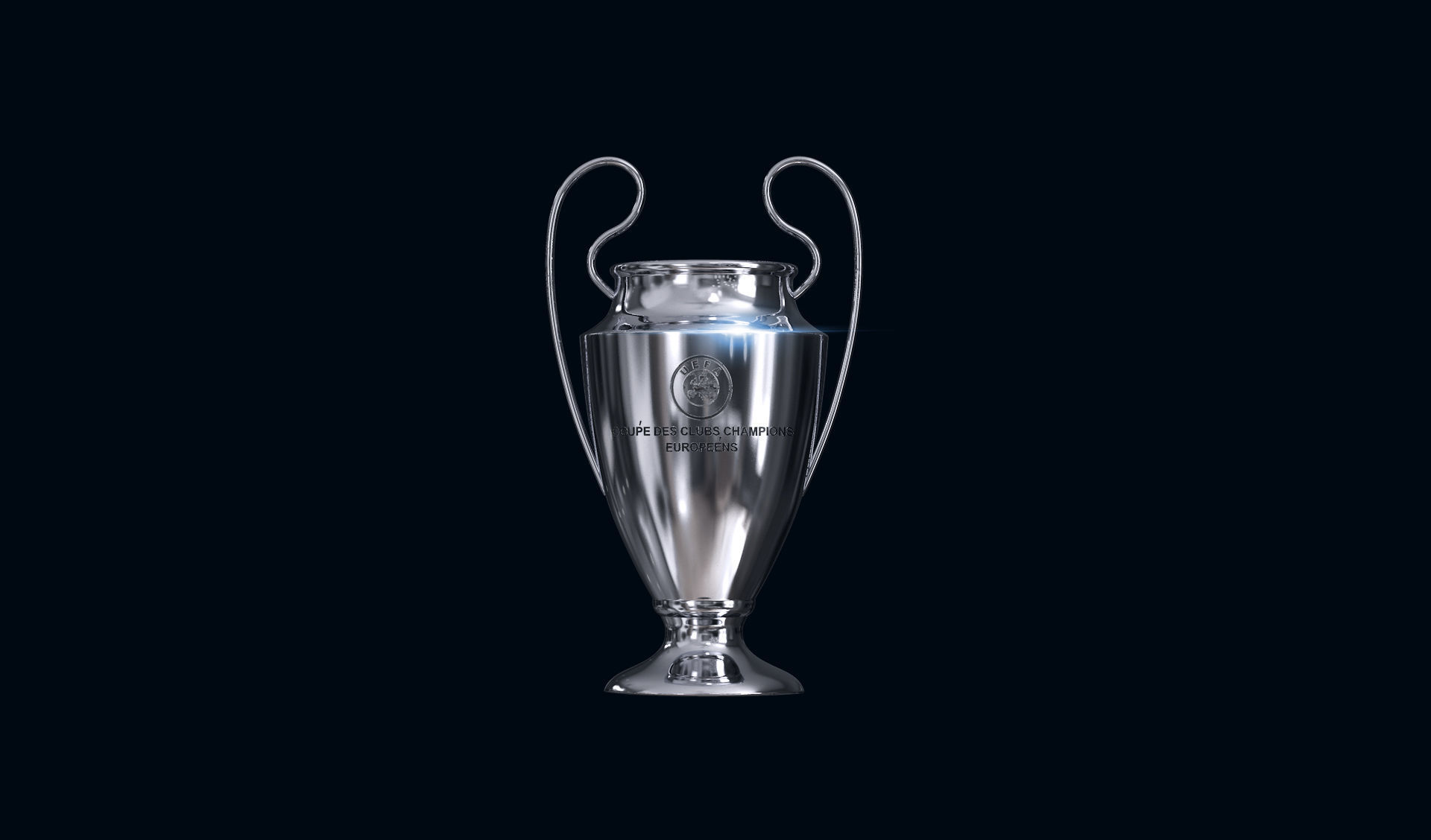UEFA Champions League Trophy 3D model_8