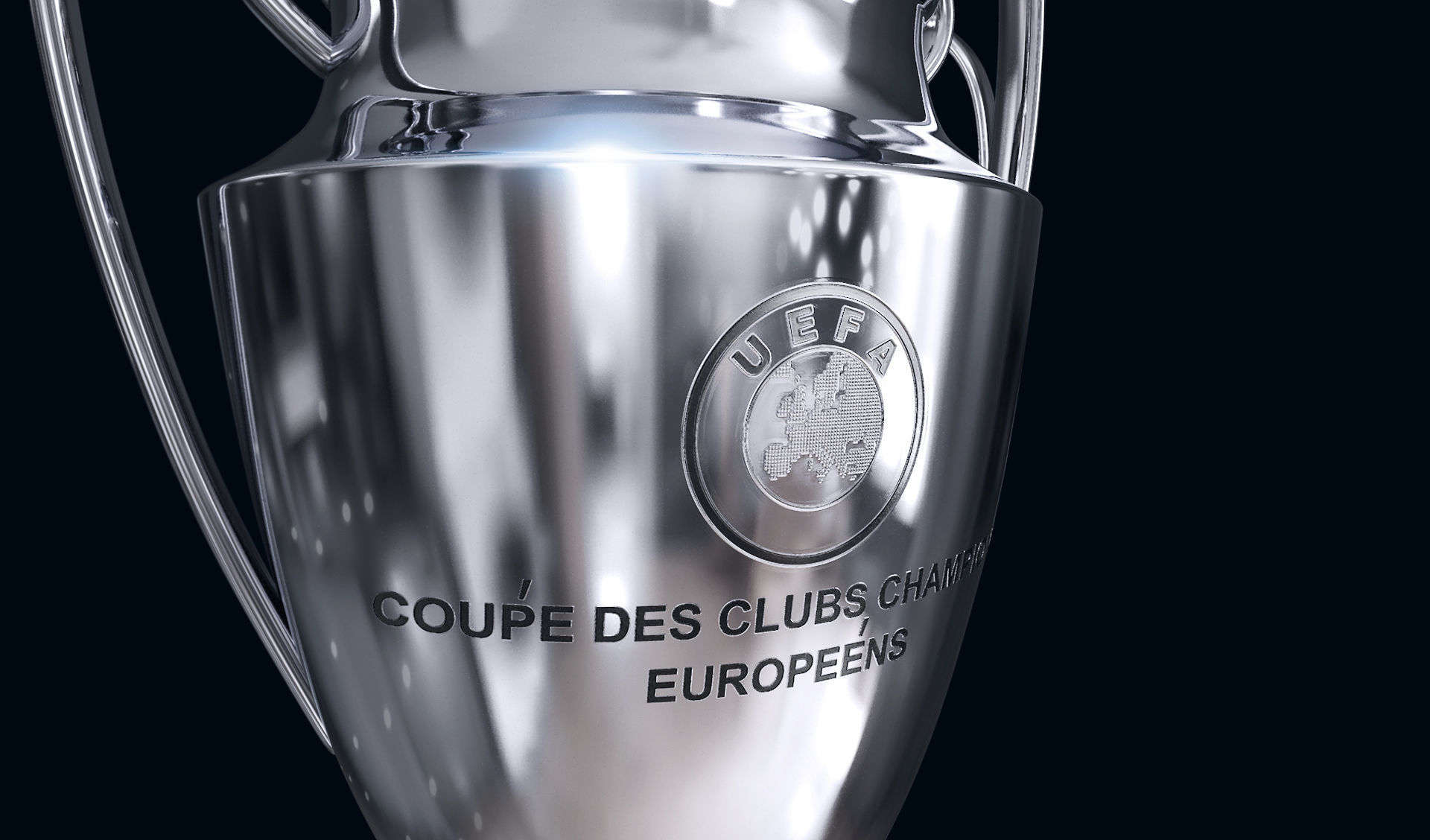 UEFA Champions League Trophy 3D model_4